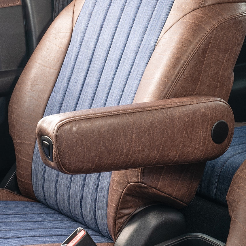 GRACE CRUM Adjustable Armrest Synthetic Leather Cover Jimny JB74 Japan ...
