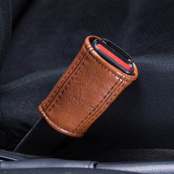 GRACE Synthetic Leather Seat Belt Buckle Covers