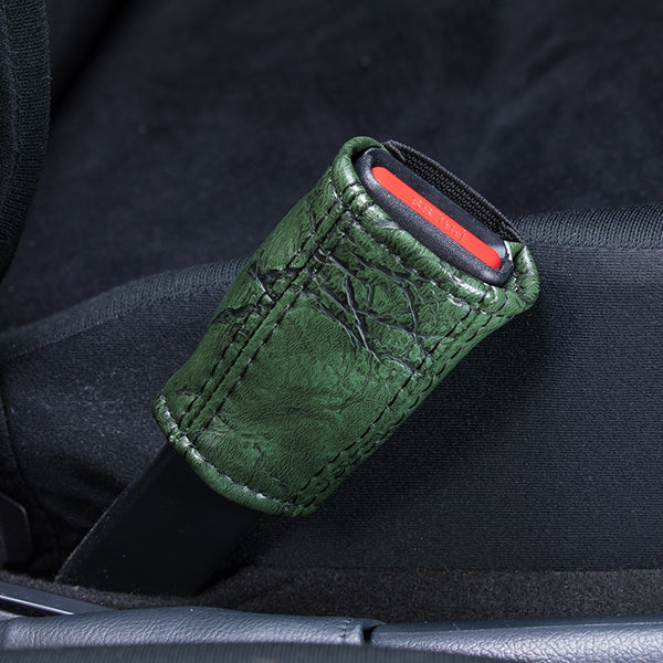 GRACE Synthetic Leather Seat Belt Buckle Covers