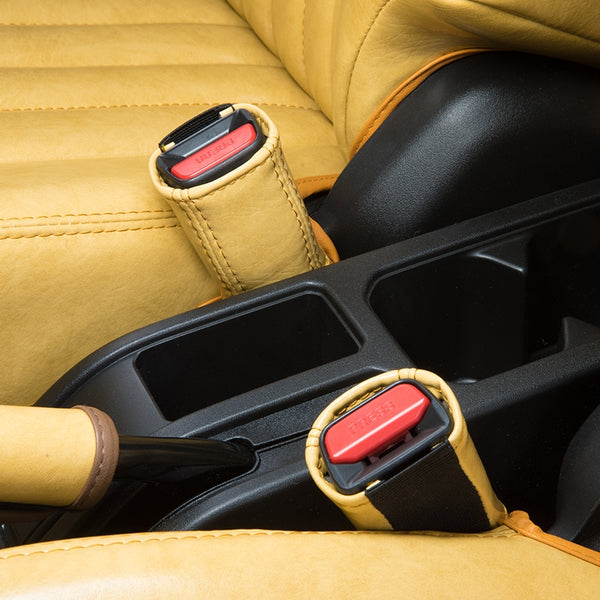 GRACE Synthetic Leather Seat Belt Buckle Covers