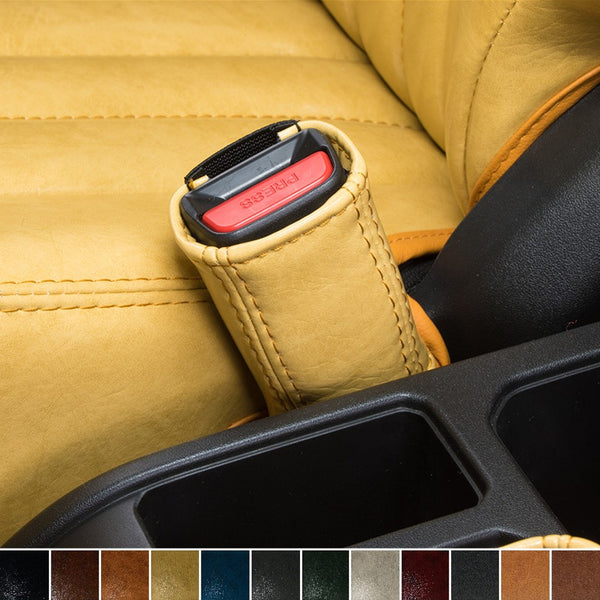 GRACE Synthetic Leather Seat Belt Buckle Covers