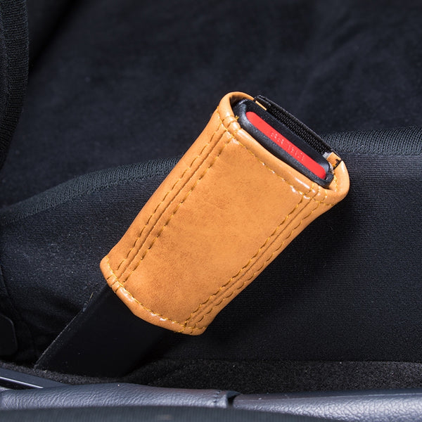 GRACE Synthetic Leather Seat Belt Buckle Covers