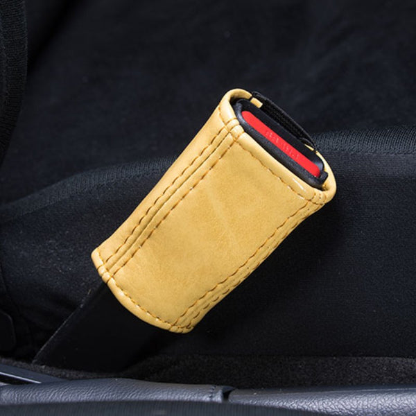 GRACE Synthetic Leather Seat Belt Buckle Covers
