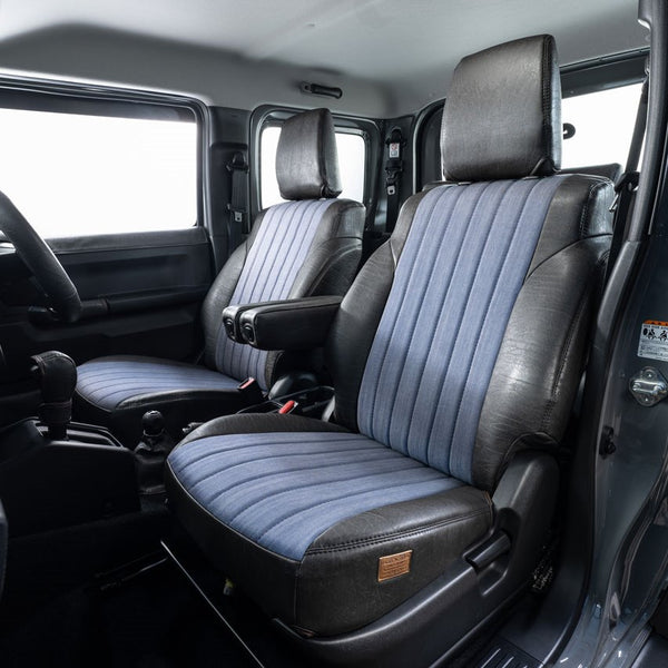 GRACE Vintage Leather Denim Seat Covers Jimny (2018-ON)