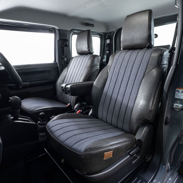 GRACE Vintage Leather Denim Seat Covers Jimny (2018-ON)