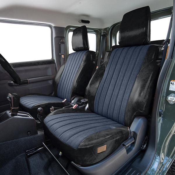 GRACE Antique Leather Denim Seat Covers Jimny (2018-ON)