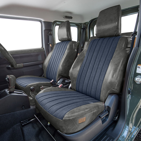 GRACE Antique Leather Denim Seat Covers Jimny (2018-ON)