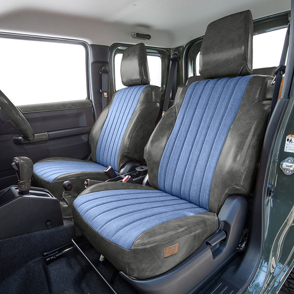 GRACE Antique Leather Denim Seat Covers Jimny (2018-ON)
