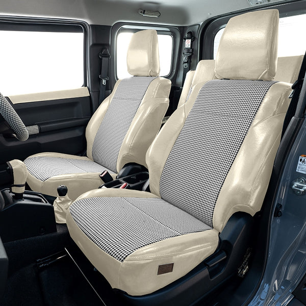 GRACE Antique Leather Houndstooth Seat Covers Jimny (2018-ON)