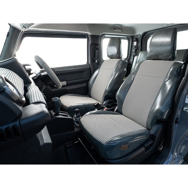 GRACE Antique Leather Houndstooth Seat Covers Jimny (2018-ON)