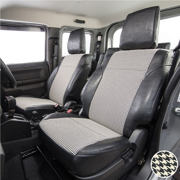 GRACE Classic Leather Houndstooth Seat Covers Jimny (2018-ON)