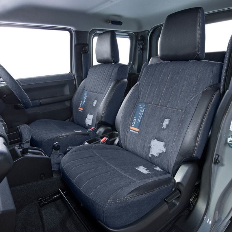 GRACE CRUM Synthetic Leather Denim Seat Covers Jimny JB74 Japan Made