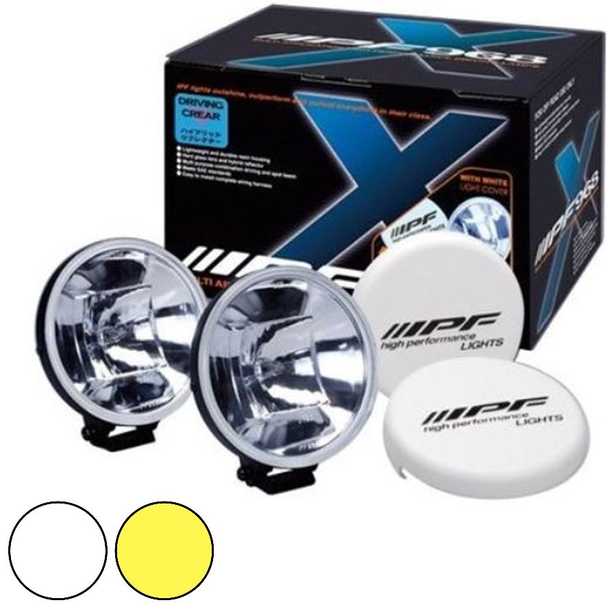 IPF 968 Hybrid Reflector Yellow Clear Fog Driving Lights S-9681 S