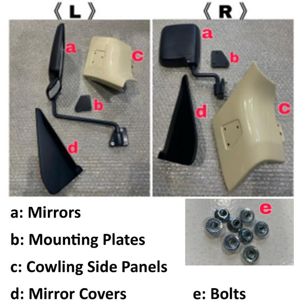 KOEDA JIDOSHA Fender Mirror Conversion Kit Jimny RHD (2018-ON)