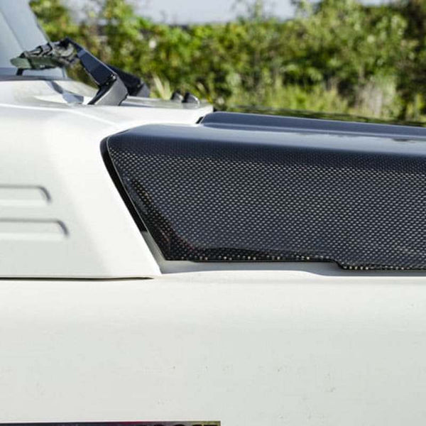 RV4 WILD GOOSE Carbon FRP Trial Bonnet with Air Vents Jimny (2018-ON)