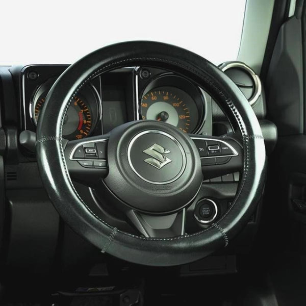 SHOWA GARAGE Antique Leather Steering Wheel Cover for Jimny