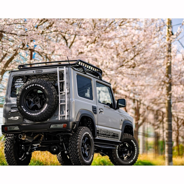 SHOWA GARAGE Narrow Stainless Steel Rear Ladder Jimny (2018-ON)