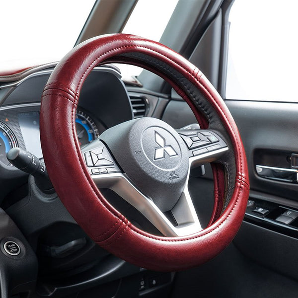 GRACE Synthetic Leather Steering Wheel Cover