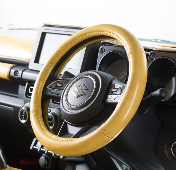 GRACE Synthetic Leather Steering Wheel Cover