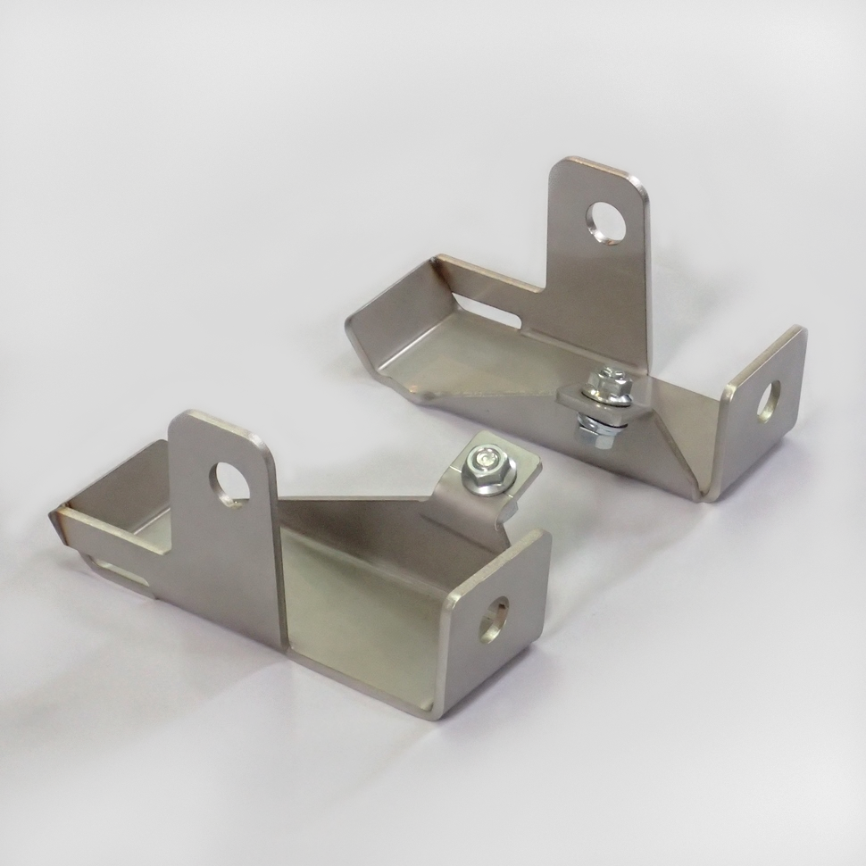 TANIGUCHI Heavy-duty Stainless Shock Absorber Mount Guards