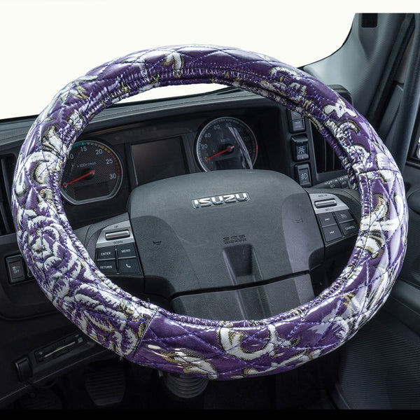 GRACE MADONNA Kinkazan-ori Steering Wheel Cover Quilted Type