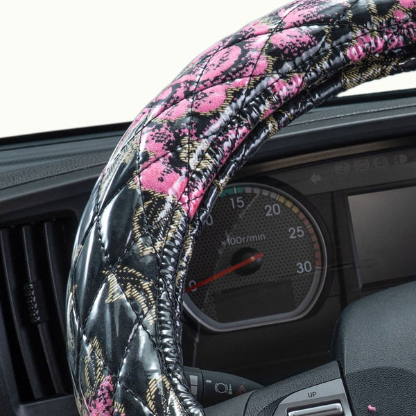 GRACE MADONNA Kinkazan-ori Steering Wheel Cover Quilted Type