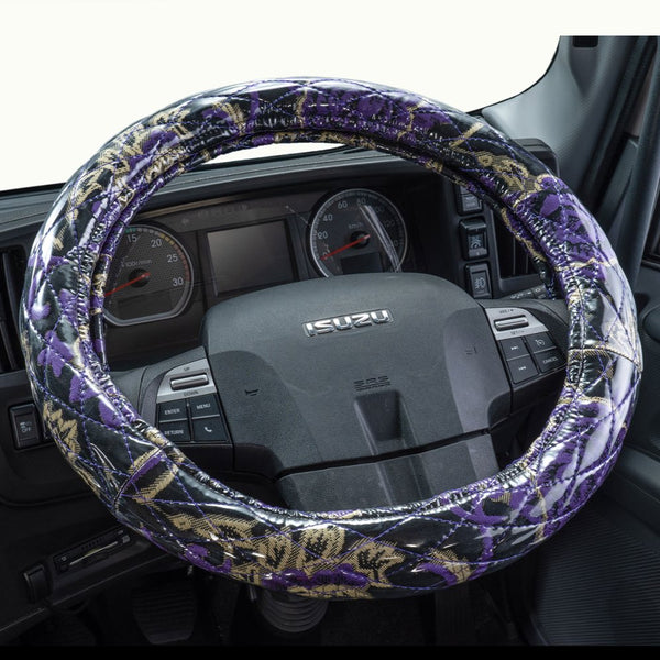 GRACE MADONNA Kinkazan-ori Steering Wheel Cover Quilted Type