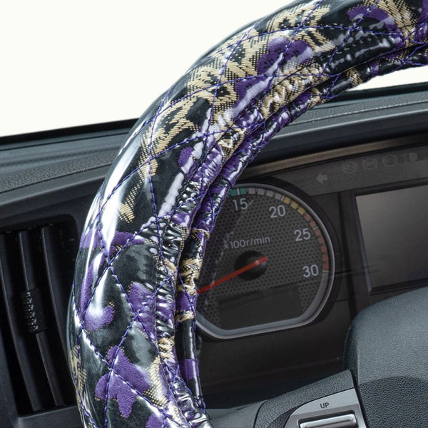 GRACE MADONNA Kinkazan-ori Steering Wheel Cover Quilted Type