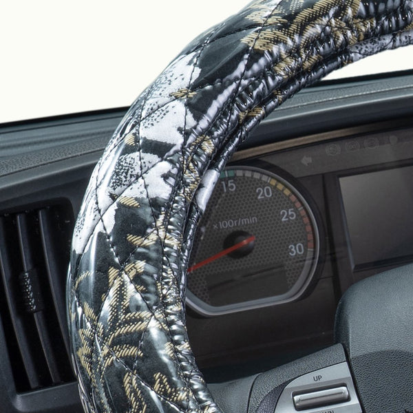 GRACE MADONNA Kinkazan-ori Steering Wheel Cover Quilted Type