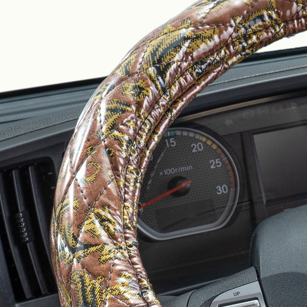 GRACE MADONNA Kinkazan-ori Steering Wheel Cover Quilted Type