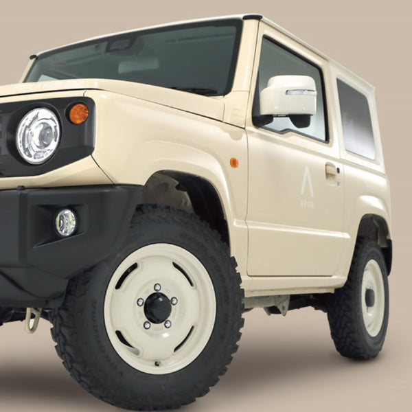 APIO WILDBOAR SR White 16" Wheels for JDM Jimny