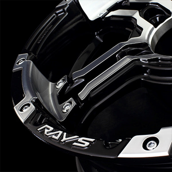 RAYS DAYTONA FDX-J Black Diamond Cut 16" Wheels for Jimny