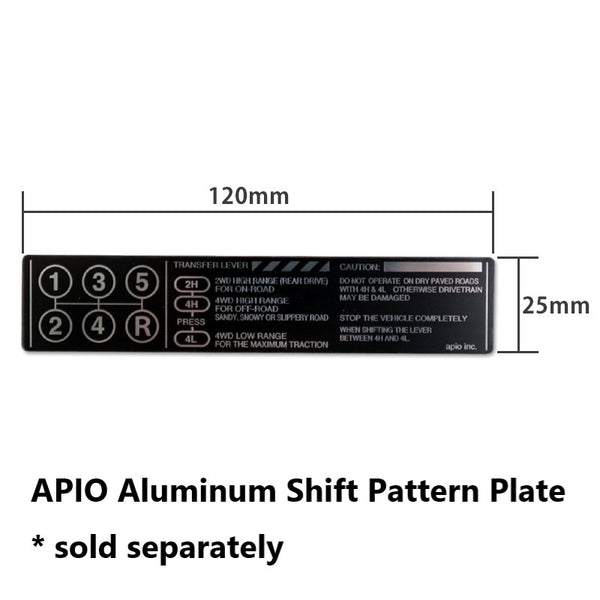 APIO Aluminum 54 Shift Knob Jimny (2018-ON) MT