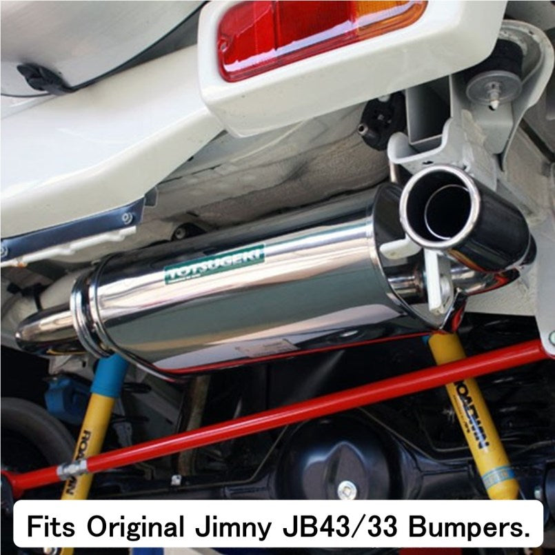 APIO SHIZUKA-GOZEN Muffler TOTSUGEKI Stainless Jimny JB43 33 1998-2018 –  Compass Auto Japan