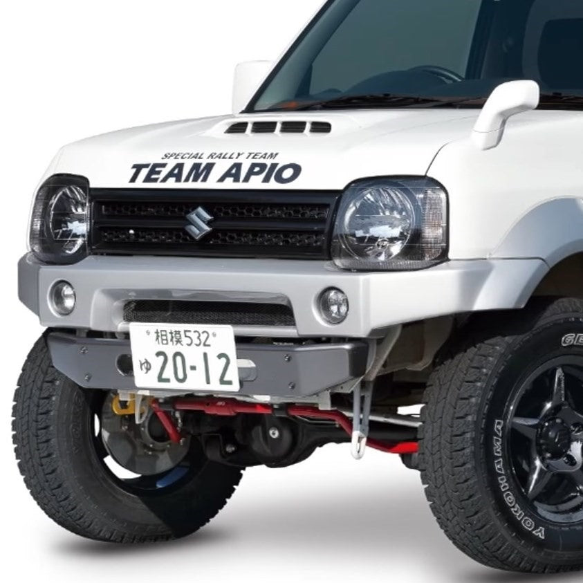 Jimny ジムニー JB23 33 43専用 アルミビレット 30 m904 APIO Tactical Front Bumper Garnish Jimny FRP JB43 33 Sierra Japan