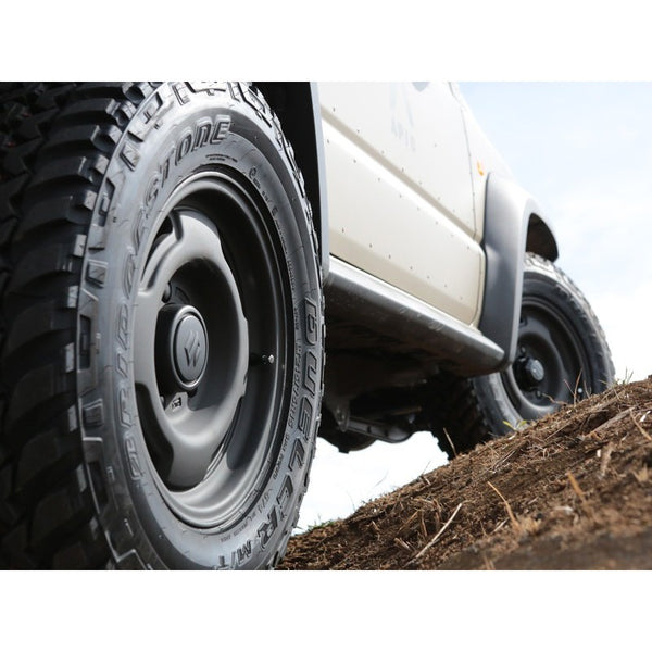 APIO WILDBOAR SR Gray 15" Wheels for Jimny