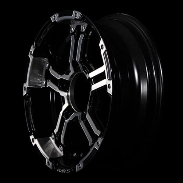 RAYS DAYTONA FDX-J Black Diamond Cut 16" Wheels for Jimny
