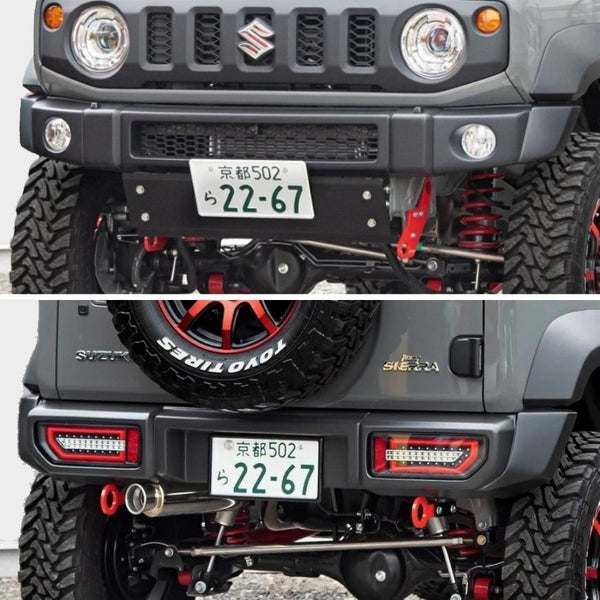 HIGH-BRIDGE FIRST Bumpers with Skid Plate Jimny (2018-ON)