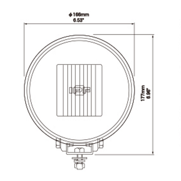 IPF 968 Hybrid Reflector Driving Lights (S-9681, S-9682)