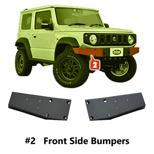 RV4 WILD GOOSE Heavy-duty Steel Front Bumper type 1 Jimny (2018-ON)