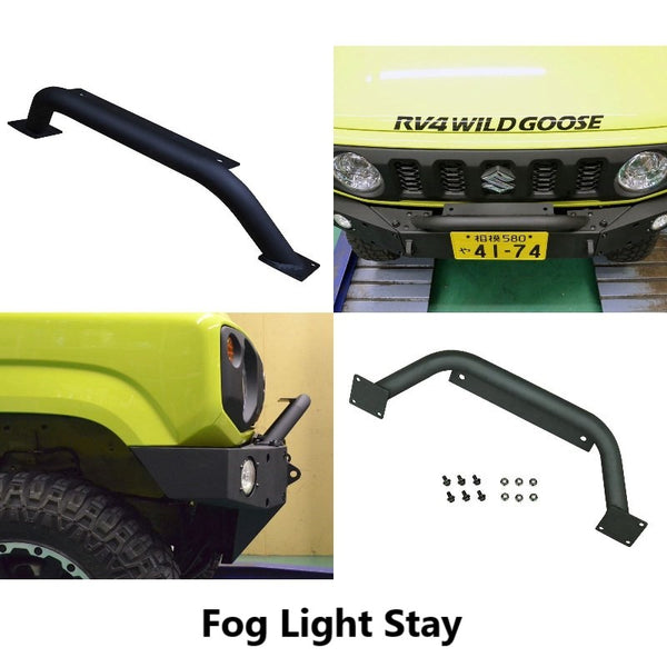 RV4 WILD GOOSE Heavy-duty Steel Front Bumper type 1 Jimny (2018-ON)