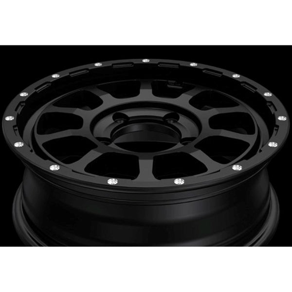 MID NITRO POWER M10 PERSHING Semi-Gloss Black 16" Wheels for Jimny
