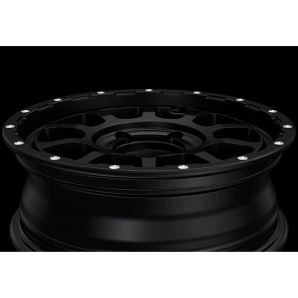 MID NITRO POWER M10 PERSHING Semi-Gloss Black 16" Wheels for Jimny