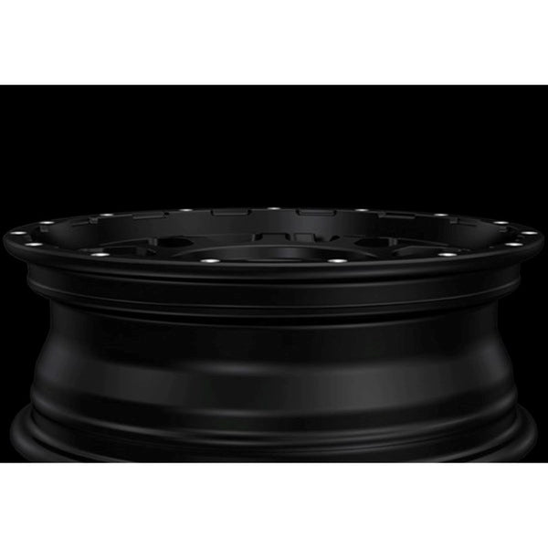 MID NITRO POWER M10 PERSHING Semi-Gloss Black 16" Wheels for Jimny