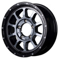 MID NITRO POWER M10 PERSHING Black Clear 16" Wheels for Jimny