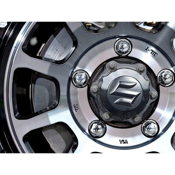 MID NITRO POWER M10 PERSHING Semi-Gloss Black 16" Wheels for Jimny