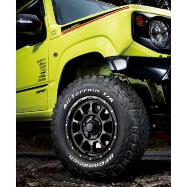 MID NITRO POWER M10 PERSHING Semi-Gloss Black 16" Wheels for Jimny