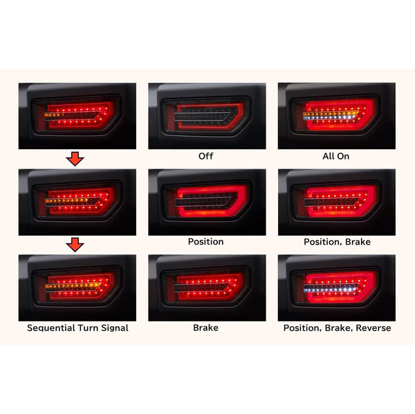 MBRO Thunder LED Taillights Jimny (2018-ON)