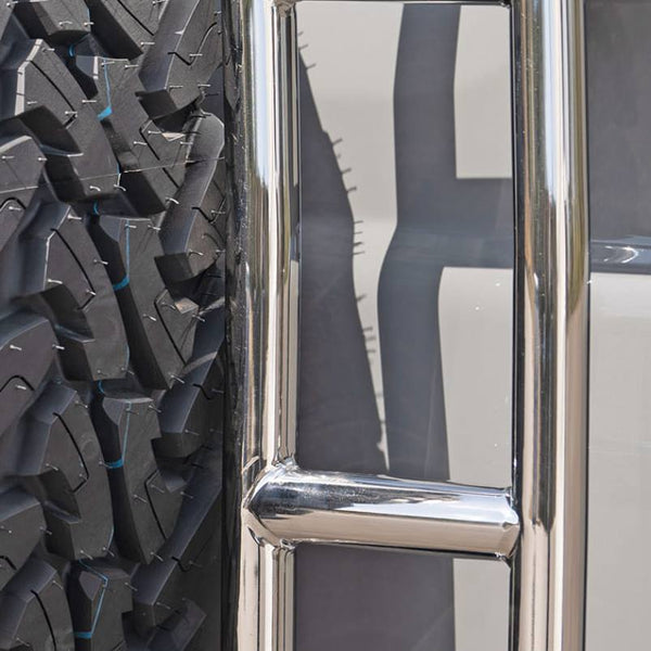 SHOWA GARAGE Narrow Stainless Steel Rear Ladder Jimny (2018-ON)