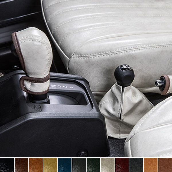 GRACE Leather Shift Knob Grip & Boot Covers Jimny (2018-ON) AT